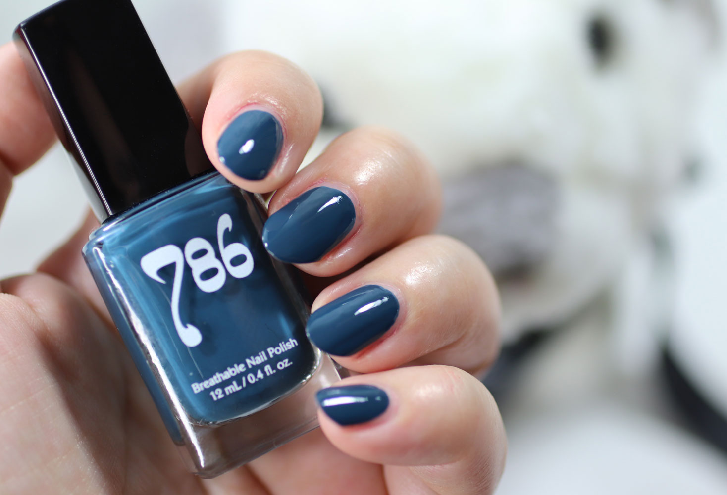 786 Cosmetics Breathable Cruelty Free and Vegan Nail Polish Swatch - Chefchaouen