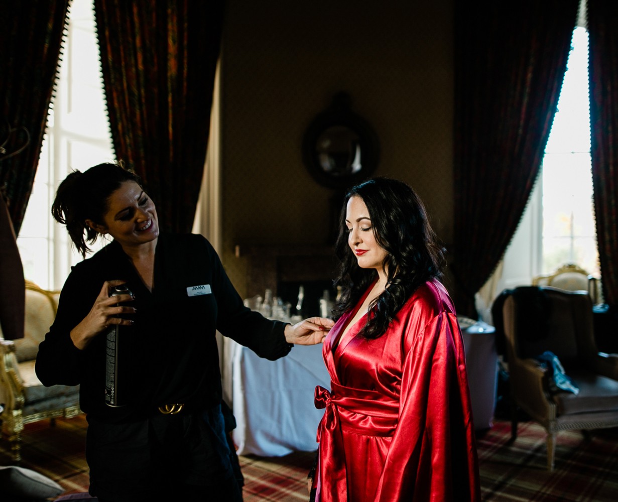 Jen Mathews My Beauty Bunny Wedding in Scotland- Hair and Makeup by AMM Team - Photography by Lauren McGlynn