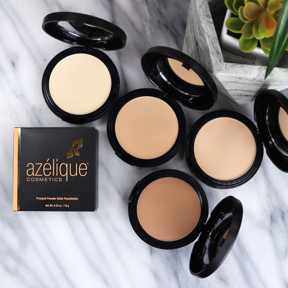 Azelique Cosmetics Powder Foundation Review - Review of Azelique Cosmetics by Los Angeles cruelty free beauty blogger My Beauty Bunny