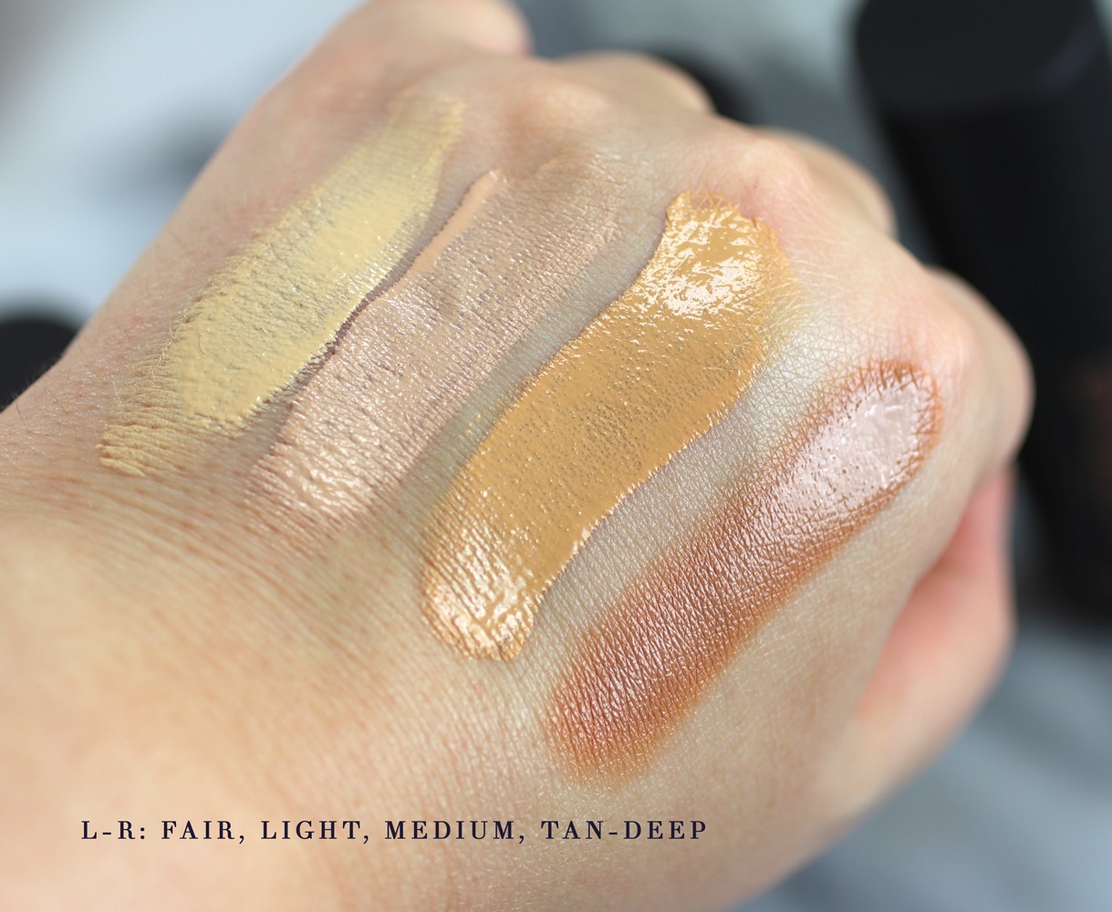 Azelique Tinted Moisturizer SPF 20 Swatches - Review of Azelique Cosmetics by Los Angeles cruelty free beauty blogger My Beauty Bunny