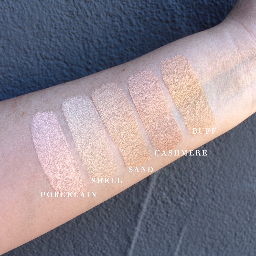 Becca Ultimate Coverage Foundation Swatches - Becca Foundation Review and Swatches by popular Los Angeles cruelty free beauty blogger My Beauty Bunny 