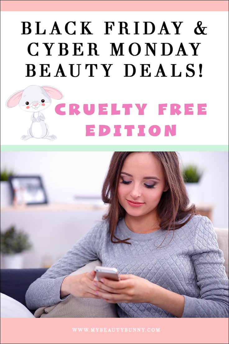 2018 Cruelty Free Black Friday and Cyber Monday Deals List