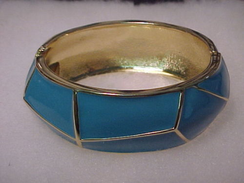 blue enamel bracelet