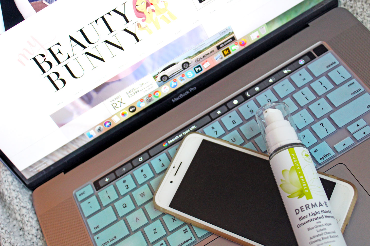 Cruelty free blue light protection - derma e serum