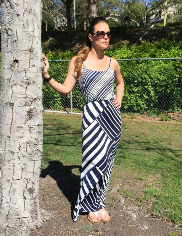 Byer California Del mar Broken Stripe Dress review by My Beauty Bunny