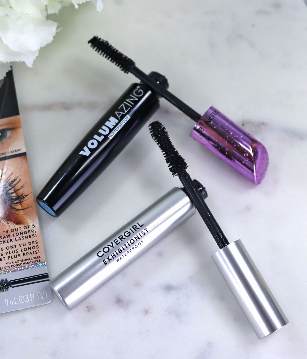 Cruelty free Covergirl Exhibitionist Waterproof Mascara dupe for Revlon Volumazing Mascara