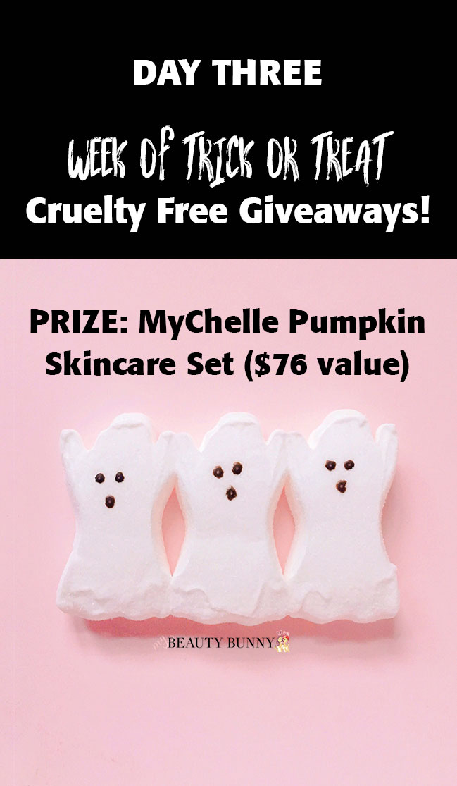 MyChelle pumpkin skincare giveaway