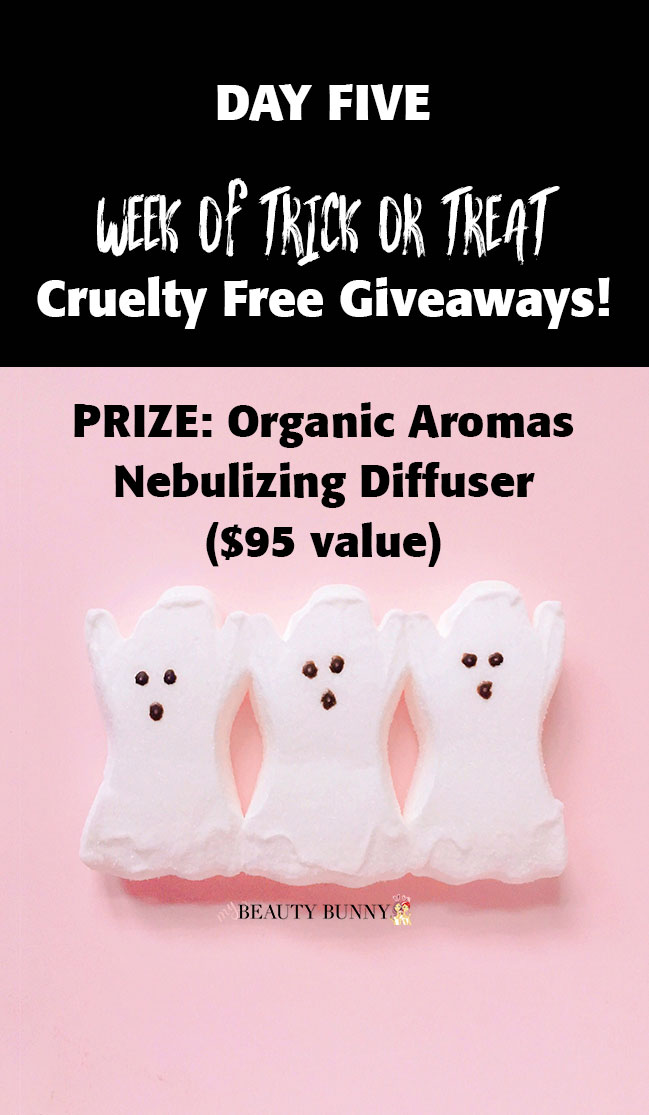 Organic Aromas diffuser giveaway