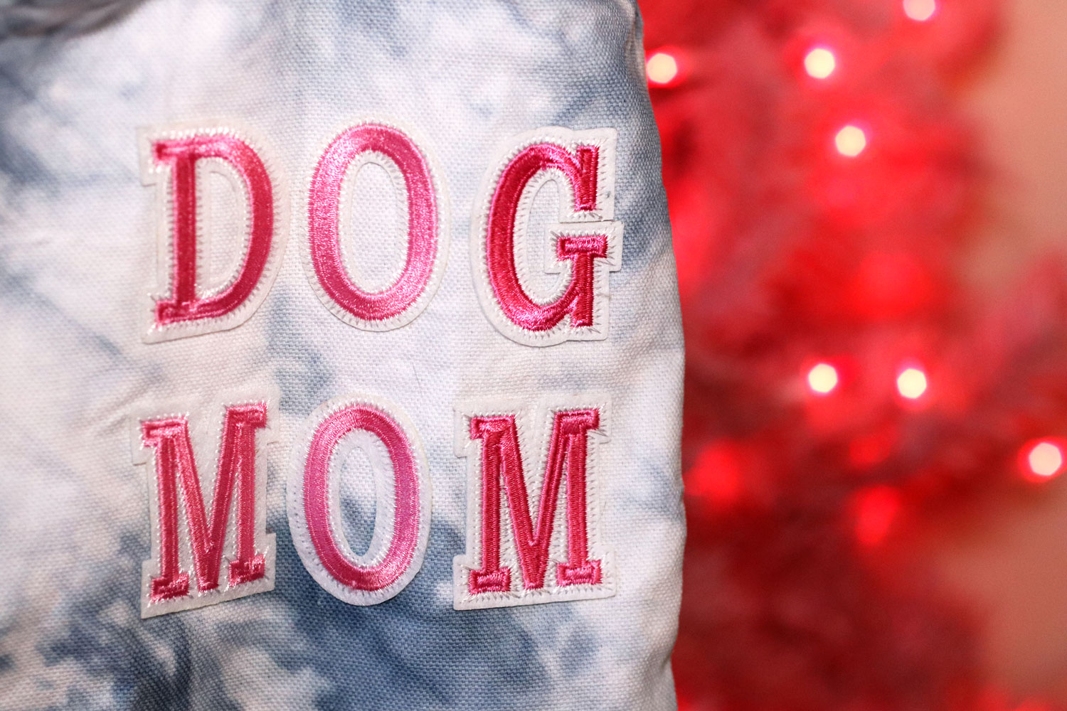 Woman Owned Holiday Gift Guide 2019 - BFFs & Babes Dog Mom Tie Dye Tote Bag