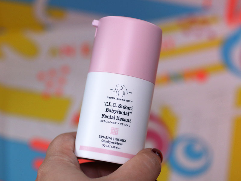Cruelty free facial exfoliator Drunk Elephant Babyfacial 
