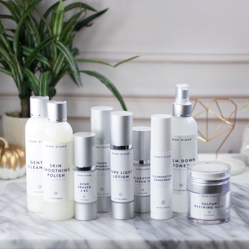 Emme Diane Best Skincare for Acne - Life Changing Acne Skin Care Products by Emme Diane by popular LA cruelty free beauty blogger My Beauty Bunny