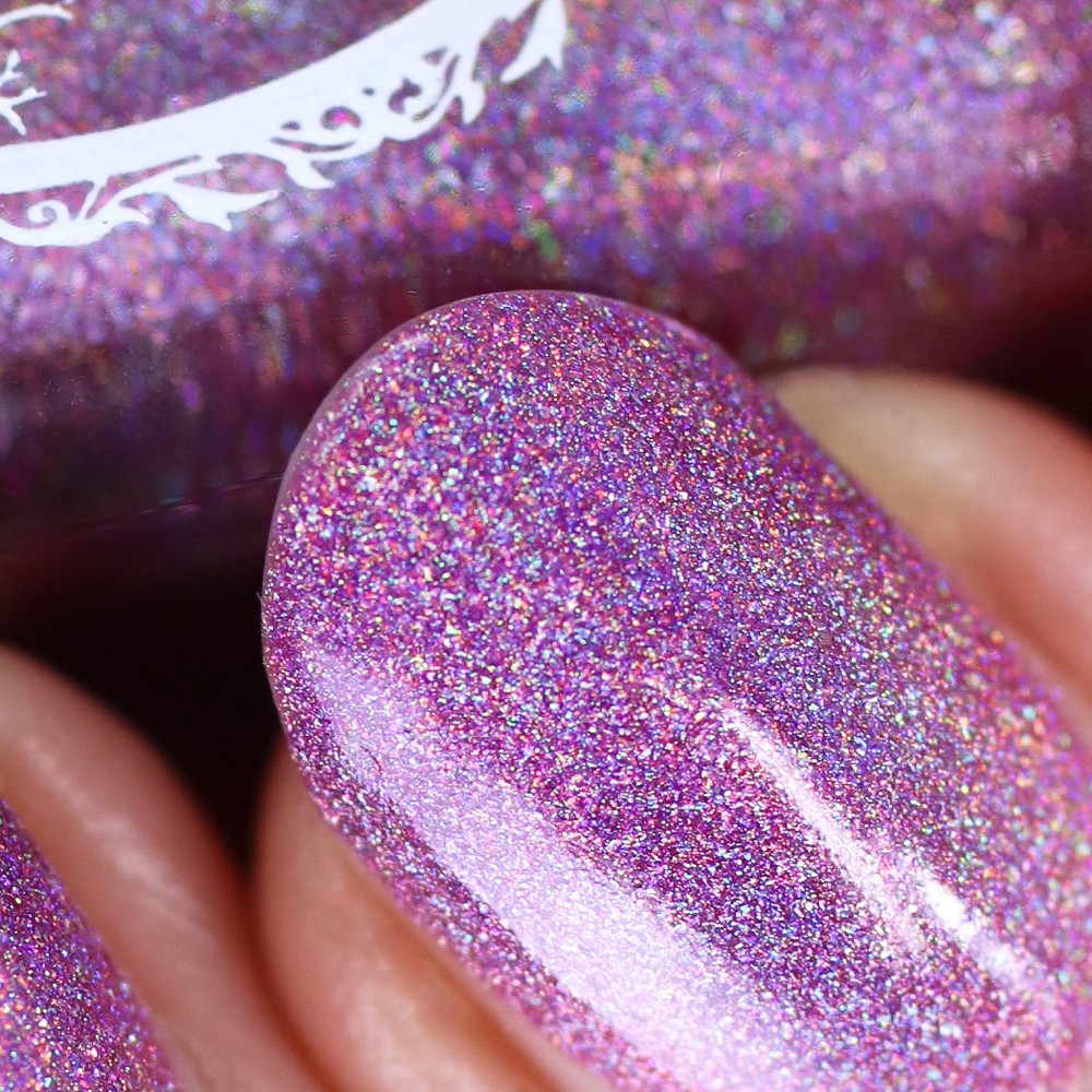 Enchanted Studio Disco Berry Macro Vegan Nail Polish - Enchanted Studio Magical Vegan Nail Polish featured by popular Los Angeles cruelty free beauty blogger, My Beauty Bunny