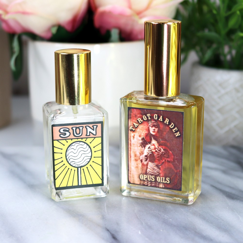 Favorite Cruelty Free Perfumes - Sun by Lush and Tarot Garden by Opus Oils - Cruelty Free Perfumes by popular LA cruelty free beauty blogger My Beauty Bunny