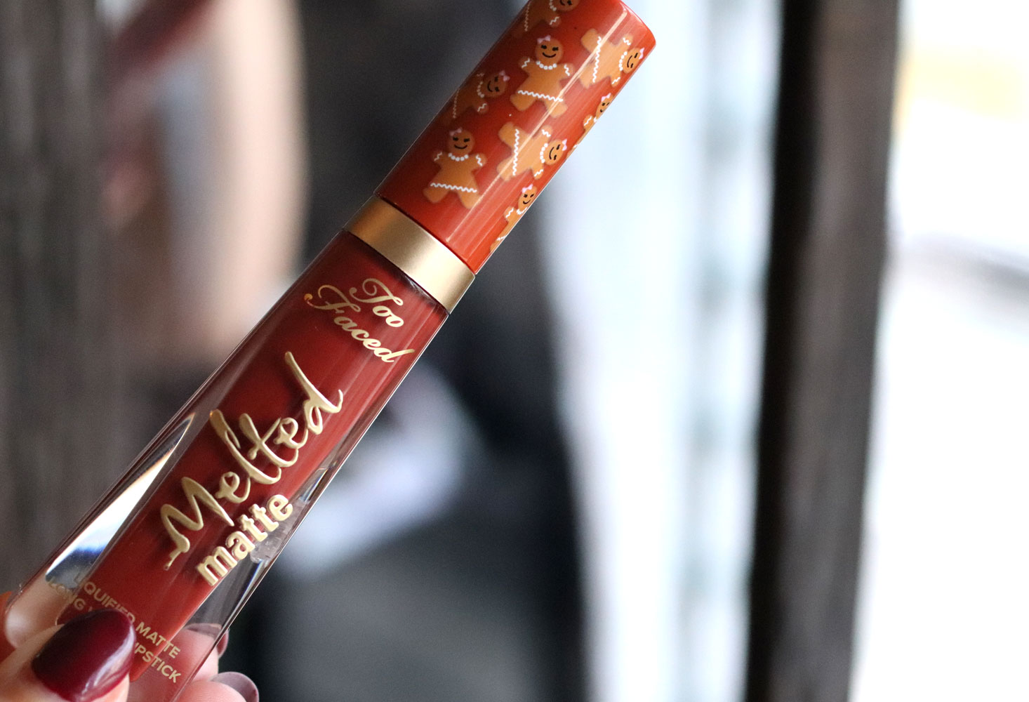 Too Faced Gingerbread Girl Melted Matte Lipstick Holiday 2019