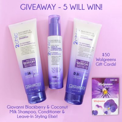 Giovanni Hair Products + Walgreens Gift Card Giveaway!