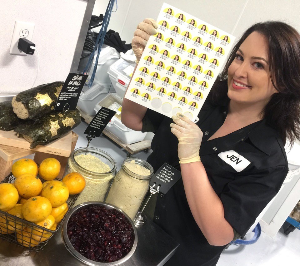 Jen LUSH Factory Tour