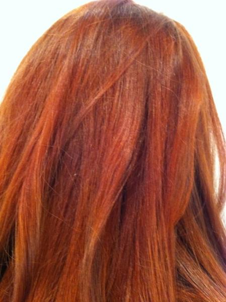 tangerine hair