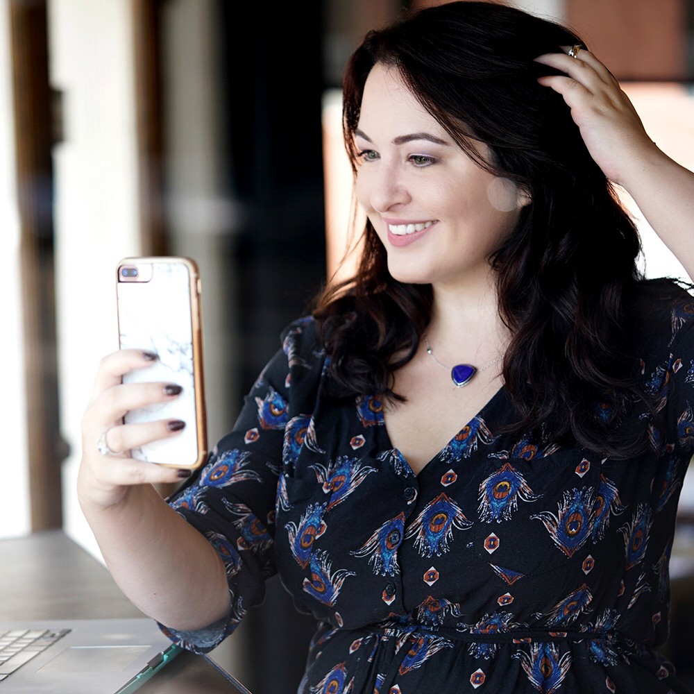 Blogger life - always taking selfies