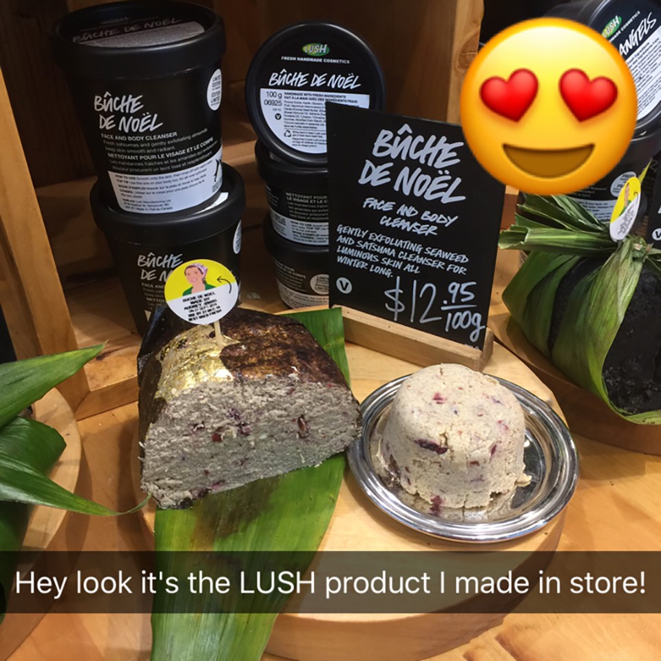 LUSH Buche de Noel