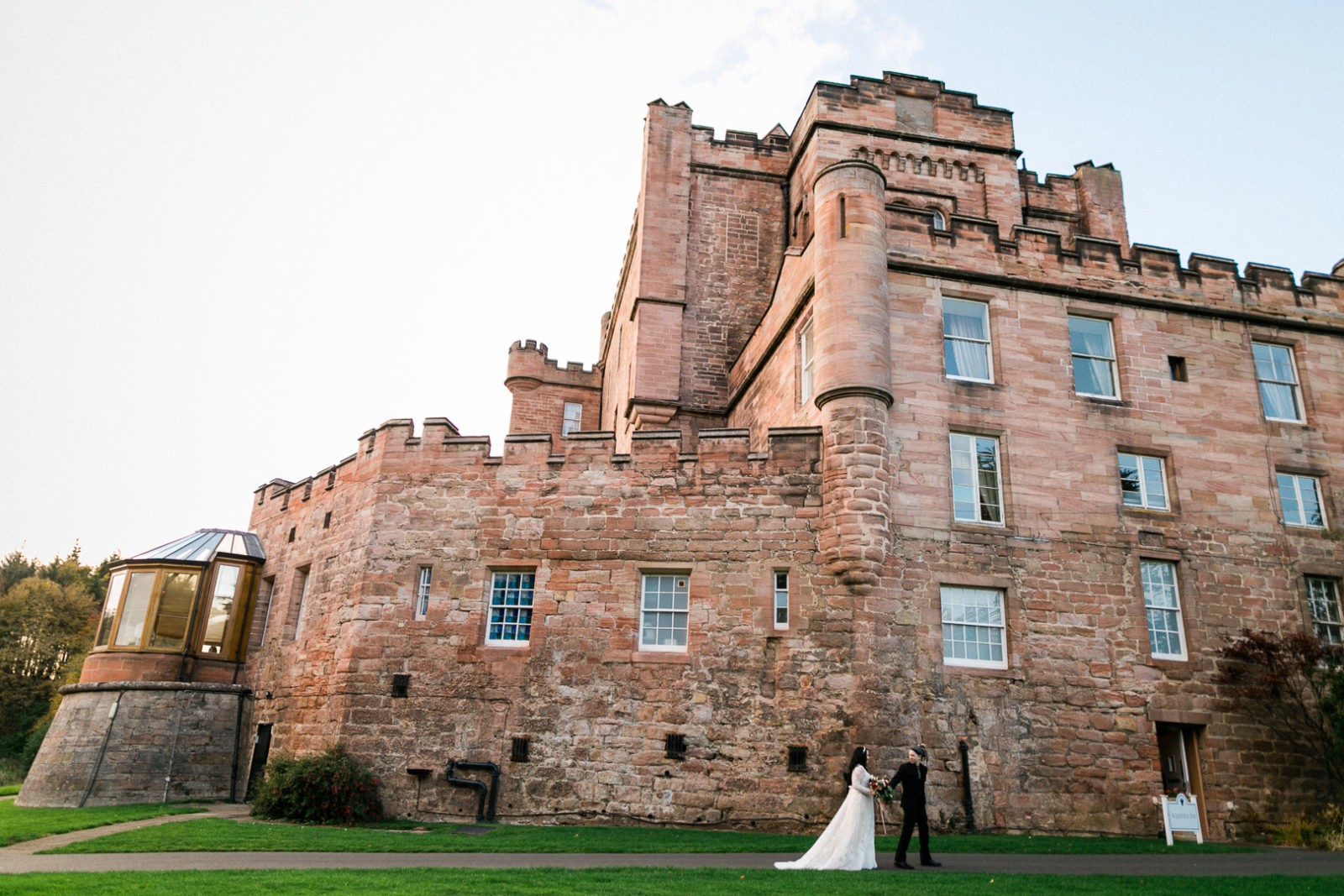 Wedding at Dalhousie Castle - Jen Mathews My Beauty Bunny Wedding in Scotland- Hair and Makeup by AMM Team - Photography by Lauren McGlynn