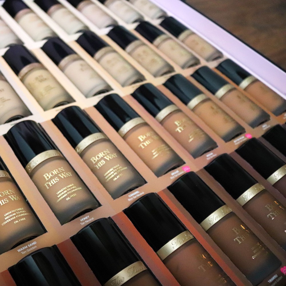 Jackie Aina x Too Faced Born This Way New Foundation Shadesv- featured by popular Los Angeles cruelty free beauty blogger, My Beauty Bunny