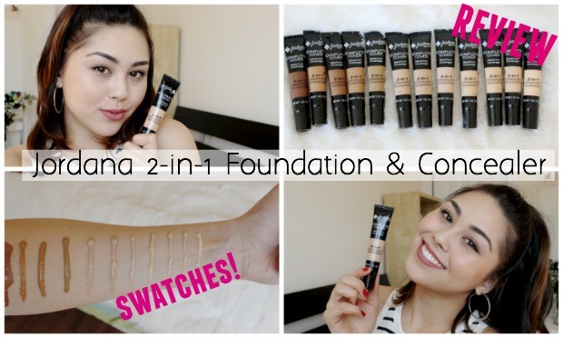 Jordana Concealer Swatches and Tutorial