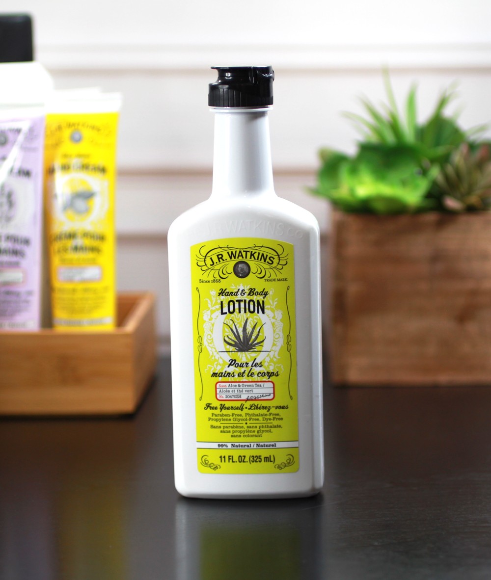 JR Watkins cruelty free lotion