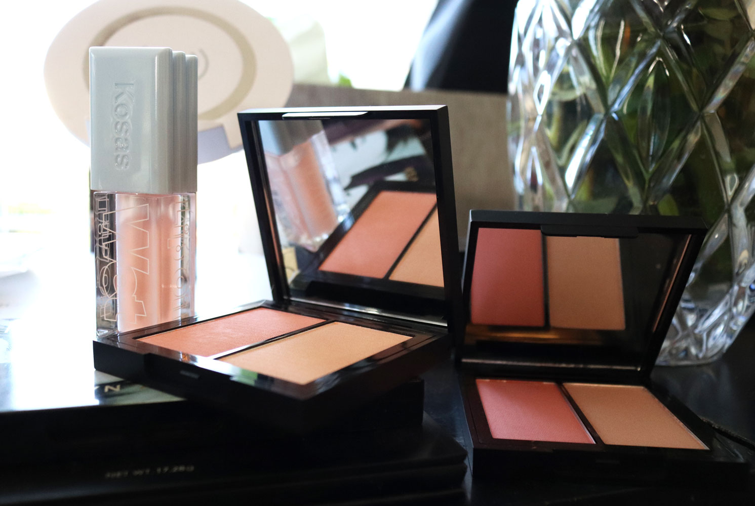 Kosas Color & Light blush and highlighter palettes