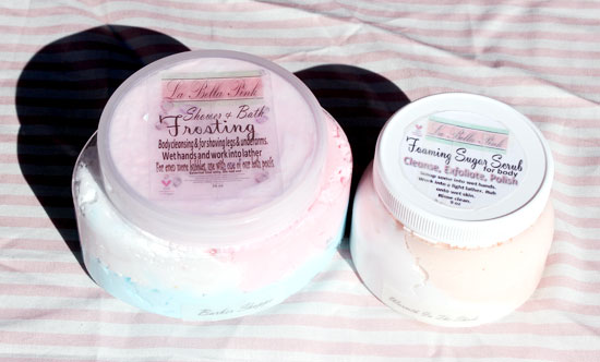 La Bella Pink Shower Bath Frosting