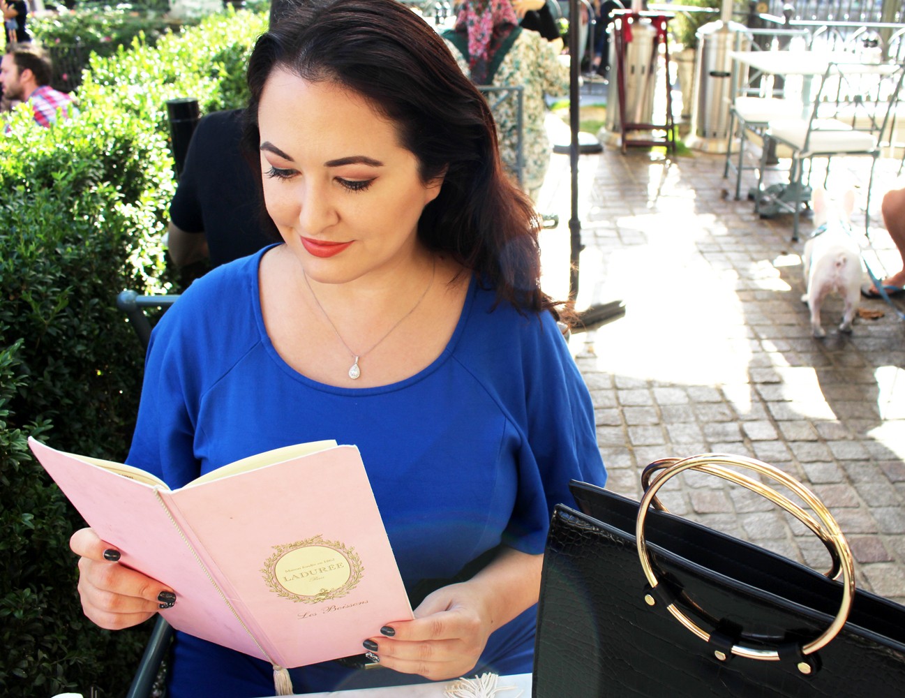 Date at Laduree at the Grove Los Angeles
