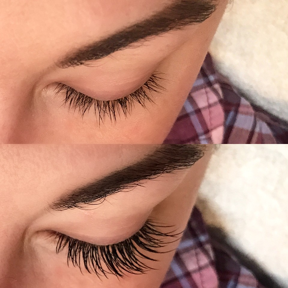 Cruelty Free Lash Extensions - Before and After