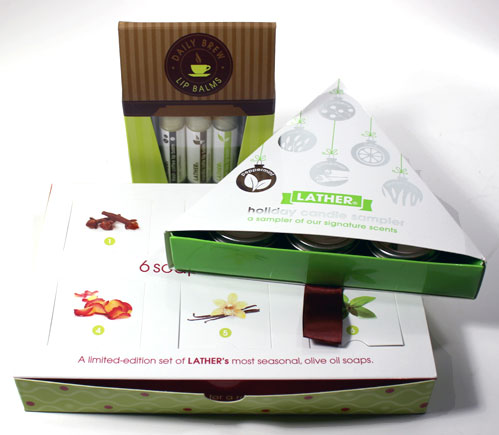 LATHER Gift Sets Holiday 2013