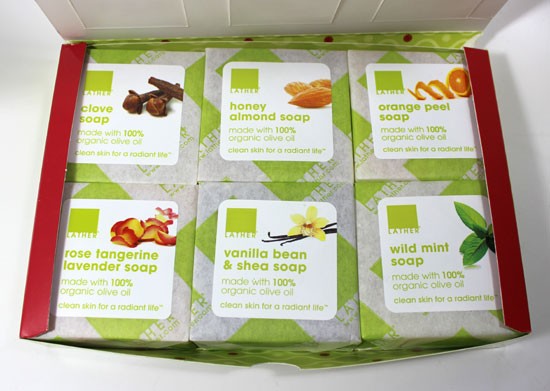 LATHER gift set soaps