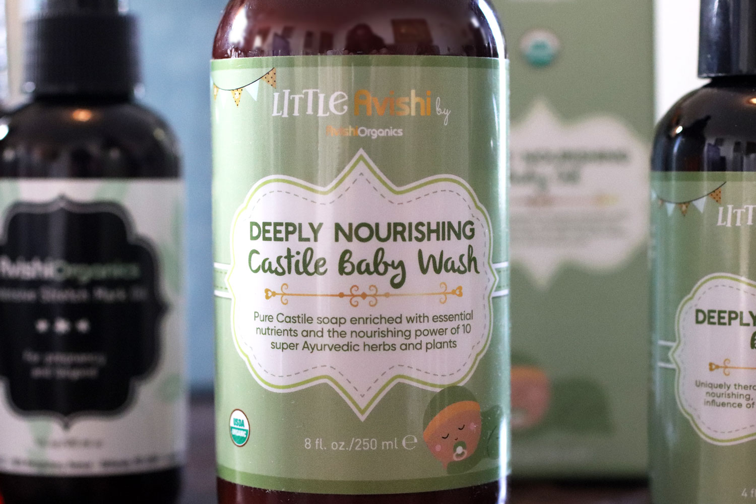 Avishi Organics body wash for babies - Deeply Nourishing Castile Baby Wash