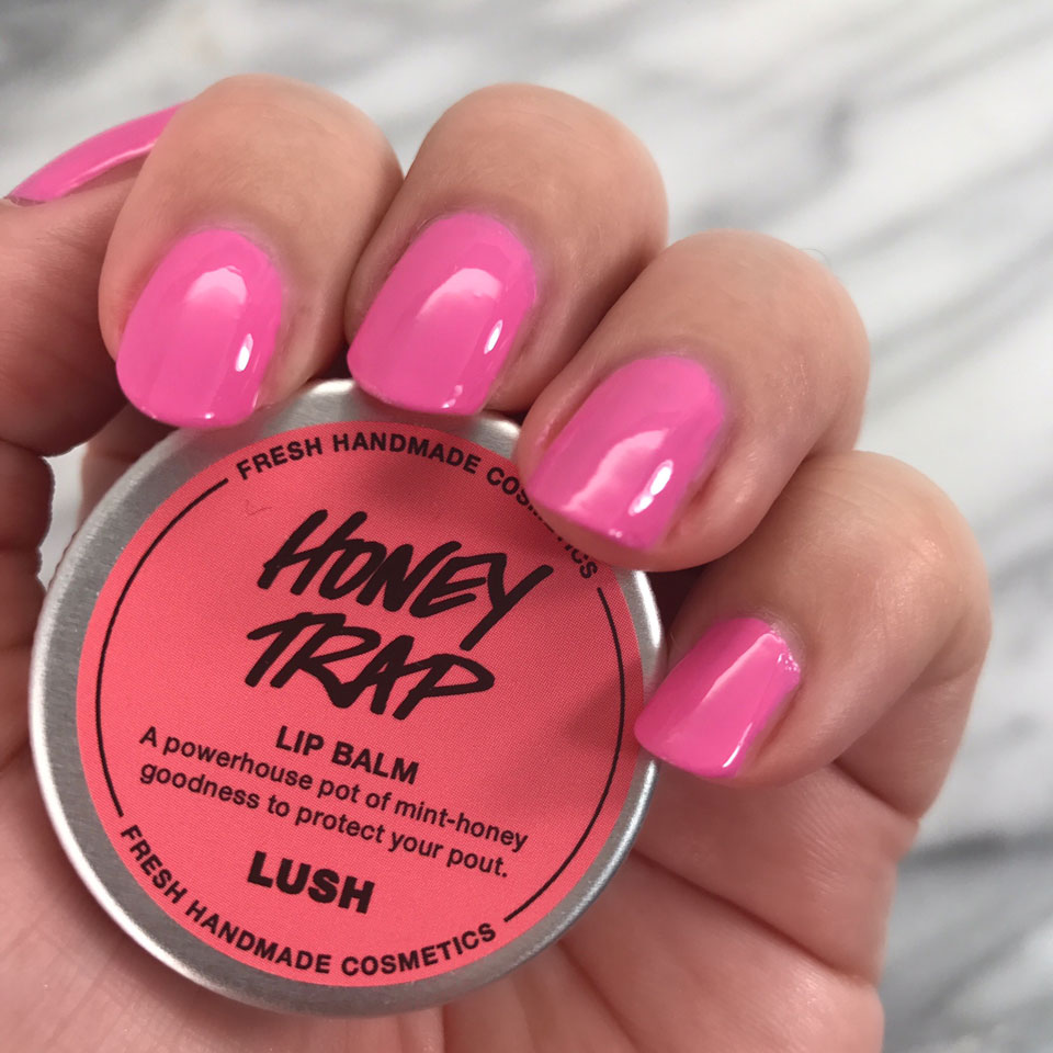 LUSH Honey Trap lip balm