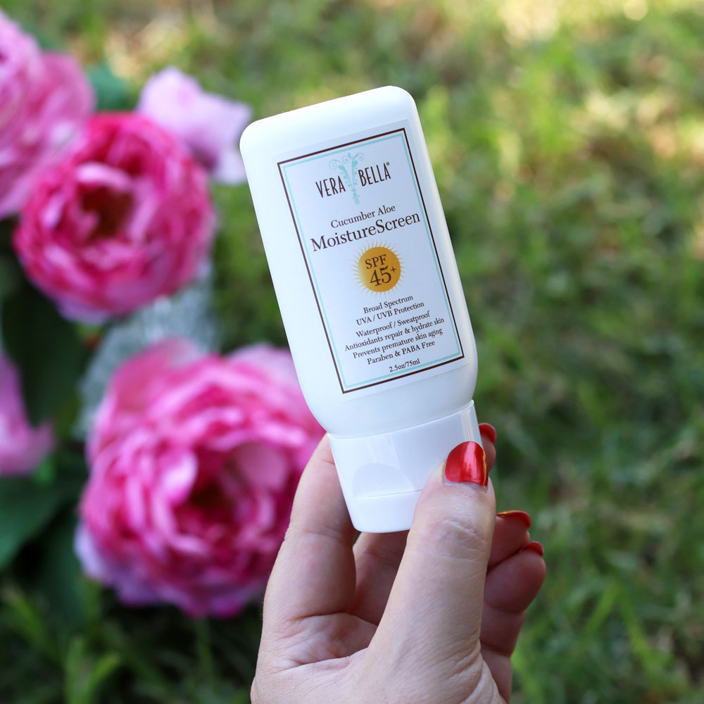 Verabella MoistureScreen SPF 45- cruelty free sunscreen