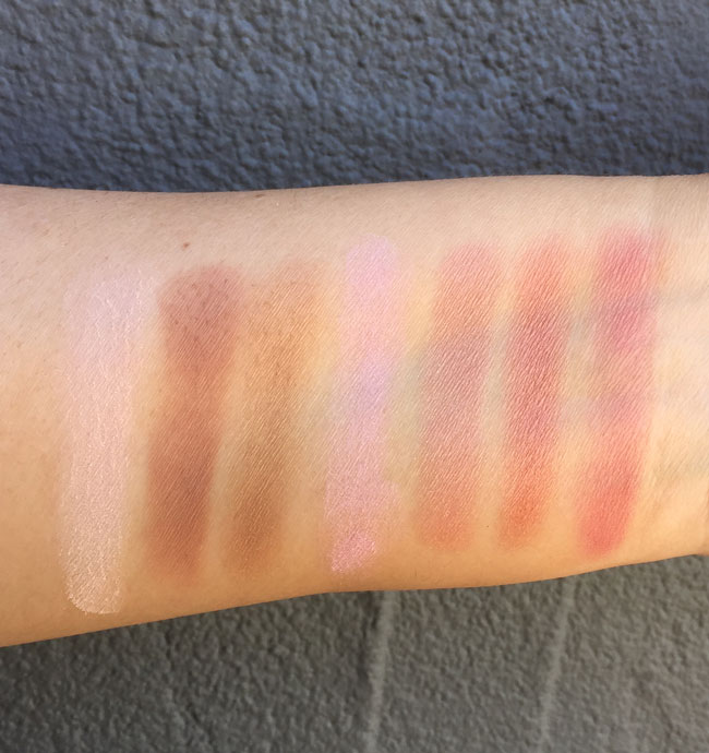NARS Cheek Studio Palette Swatches