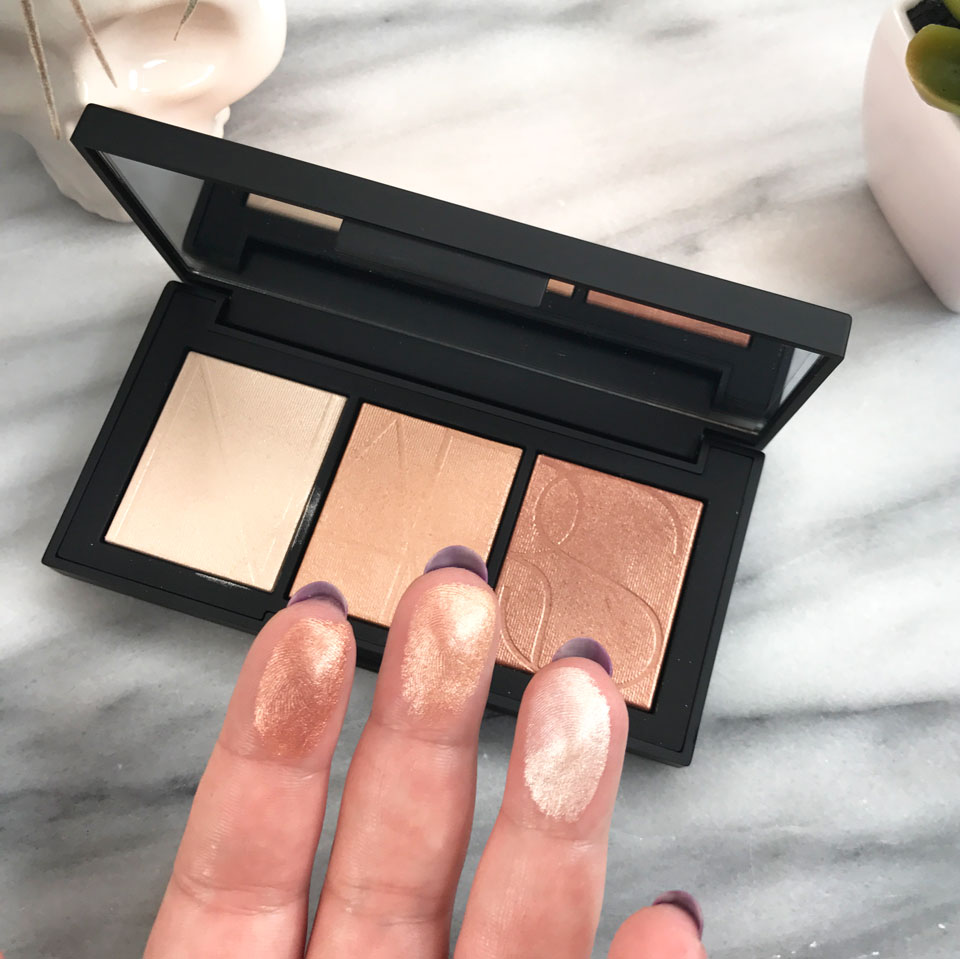 NARS Banc de Sable Highlighter Palette Swatches