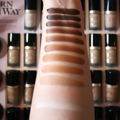 Too Faced Born This Way Foundation and Concealer Swatches – New Shades!