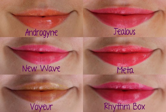 OCC Stained Gloss Swatches