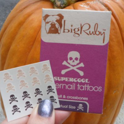 Skull Nail Tattoos & My New Fave Nail Polish
