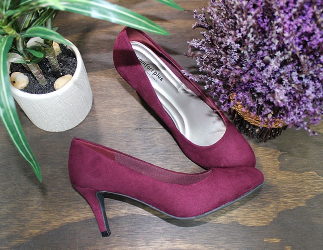 Payless purple pumps