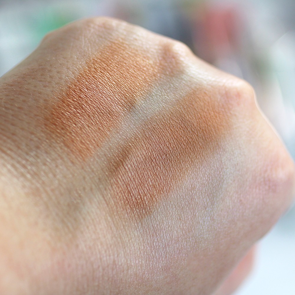 Physicians Formula Butter Bronzer Sunkissed and Deep swatches