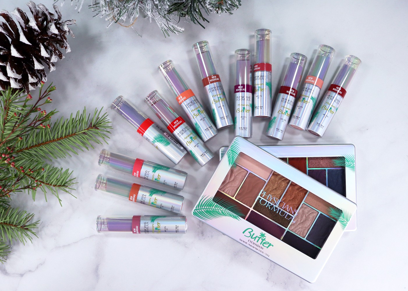 Physicians Formula Butter Eyeshadow and Butter Lip Cream Review and Swatches