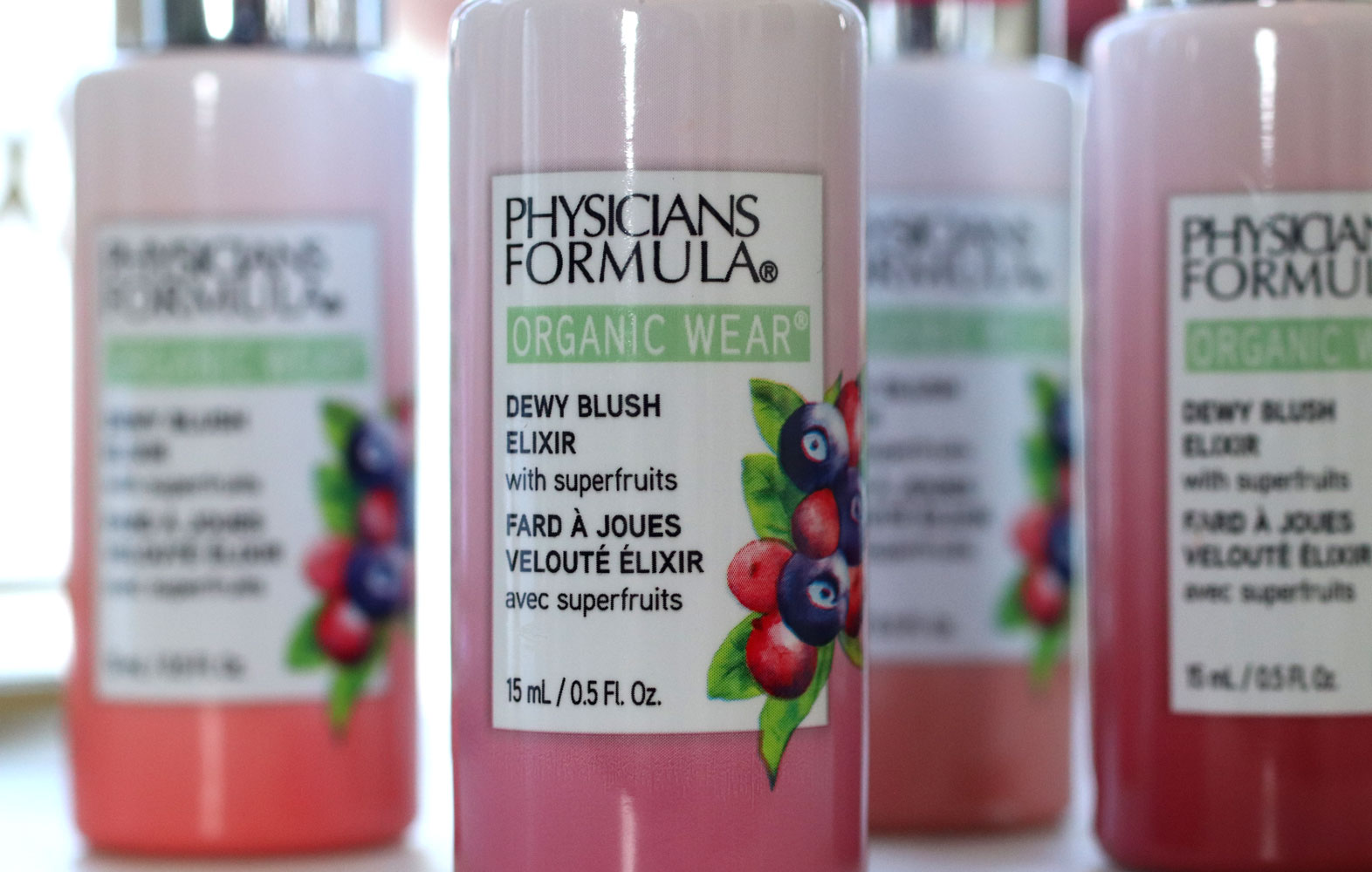 Physicians Formula Organic Wear Dewy Blush Elixir Review and Swatches
