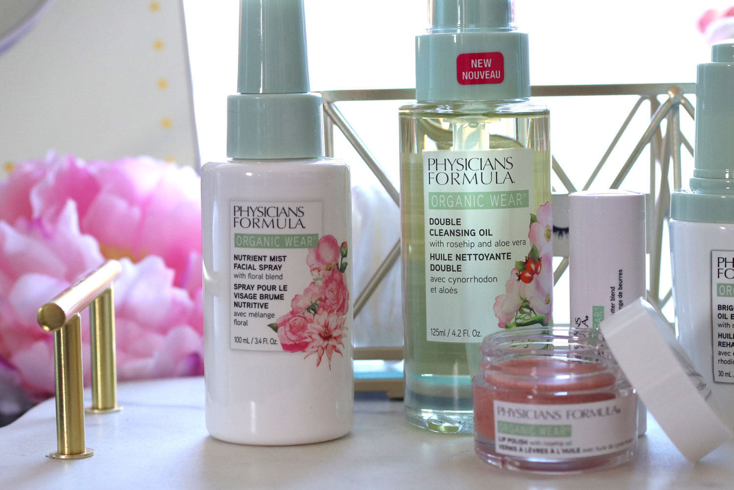 Physicians Formula Organic Wear Skincare - Nutrient Mist and Double Cleansing Oil