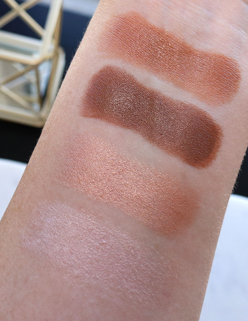 Physicians Formula Organic Wear Stick Contour Bronzer and Highlighter Swatches