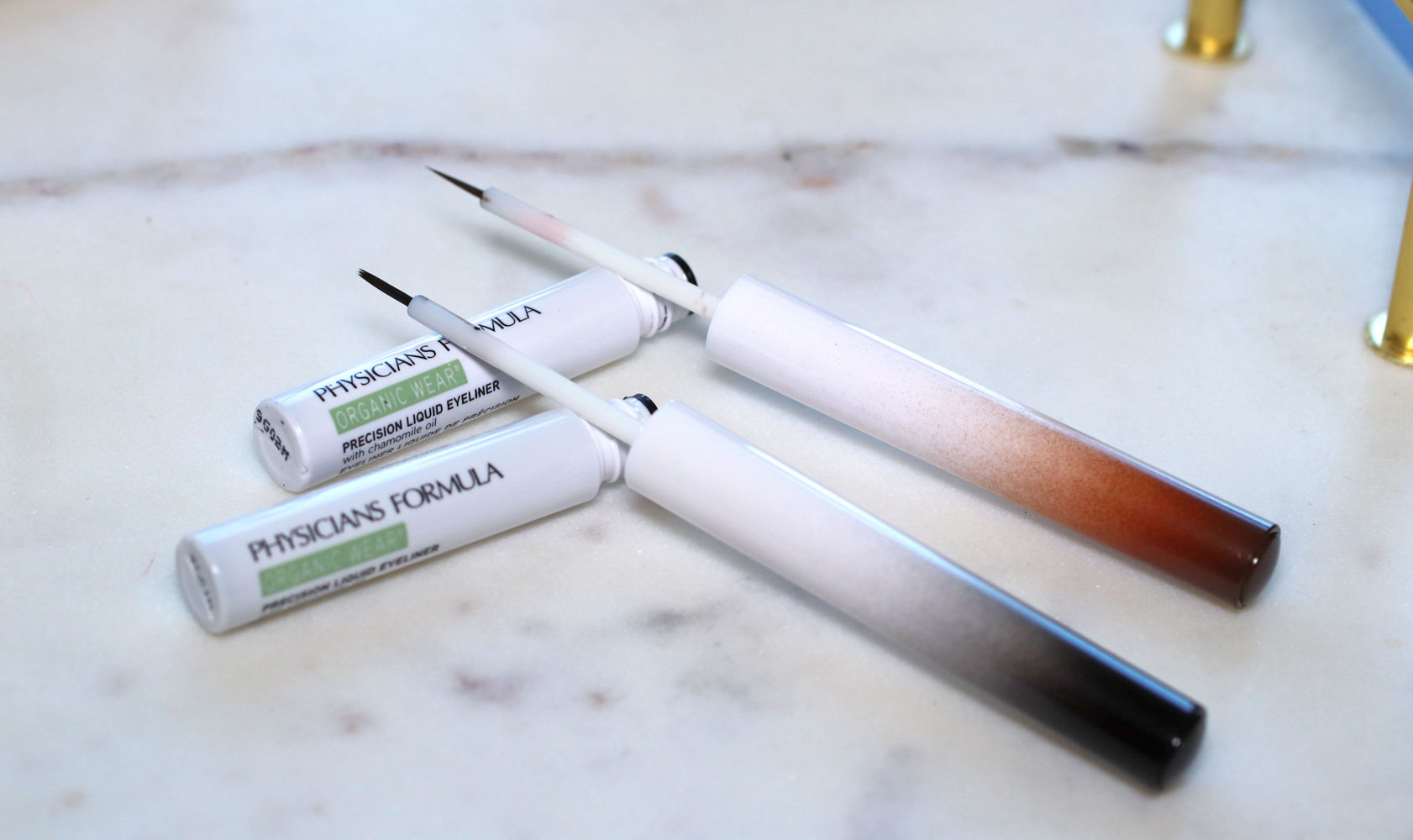 Physicians Formula Organic Wear Liquid Liner Eyeliner Review and Swatches