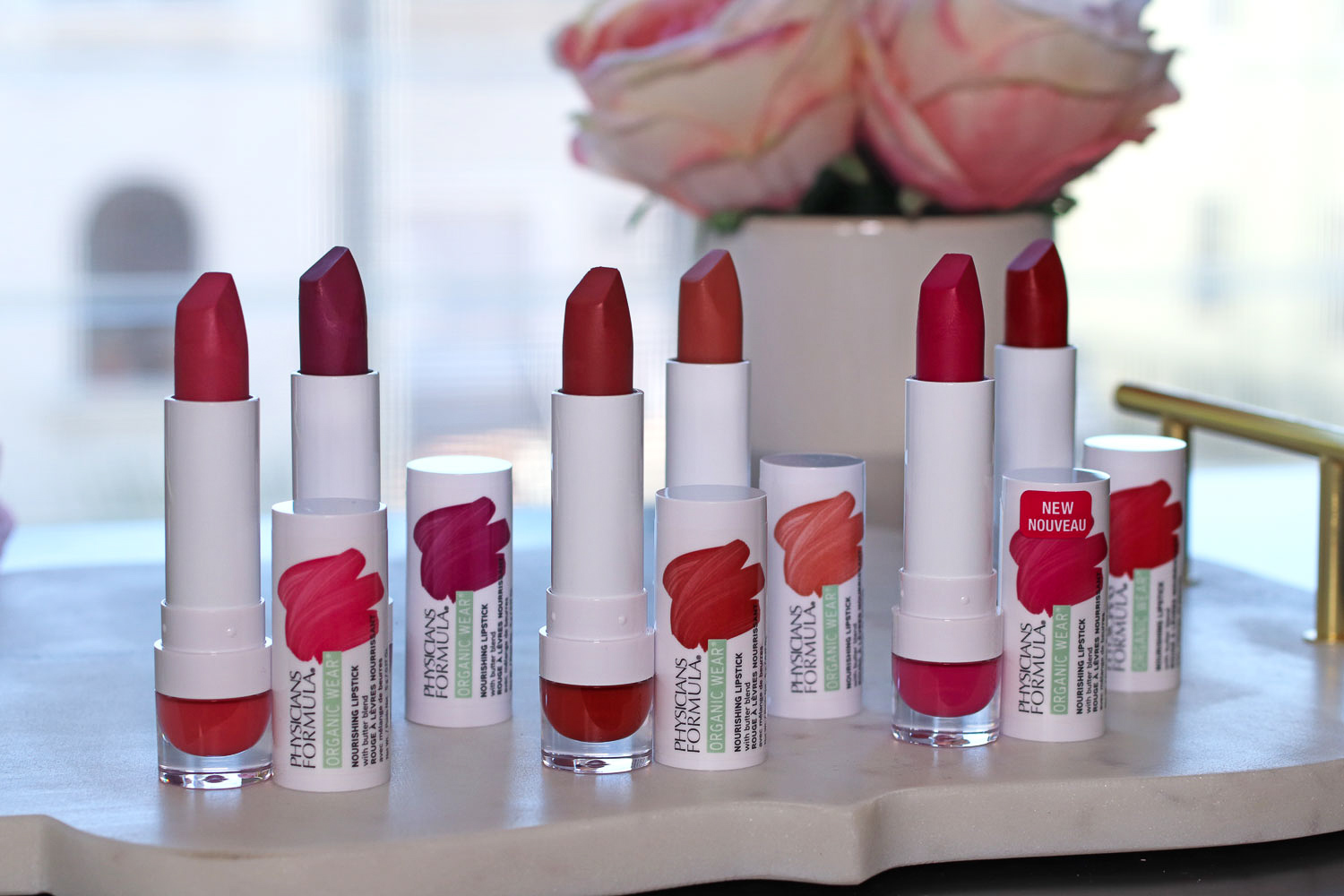 Physicians Formula Organic Wear Nourishing Lipstick Review and Swatches