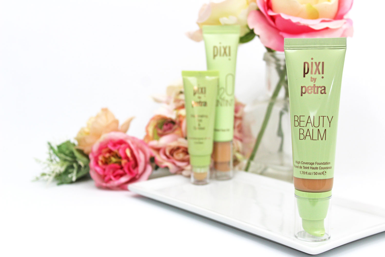 Pixi Beauty Balm - Pixi Beauty foundation comparison swatches